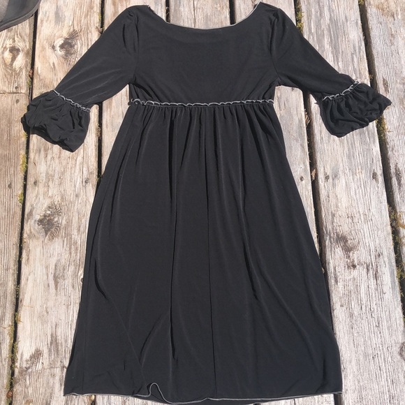 French boho chic LBD little black dress - Picture 7 of 10